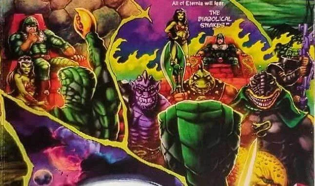 Lord Gr'asp & Terroar On Camo Khan Card art