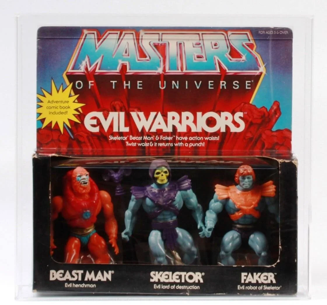 MOTU Evil Warriors Gift Set Beast Man Skeletor Faker