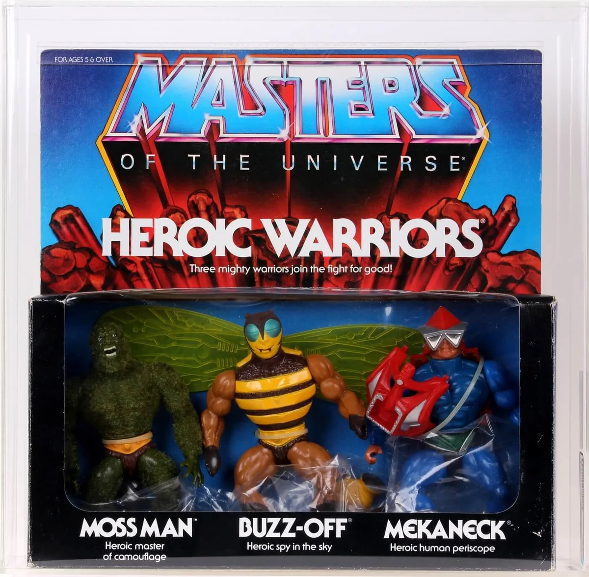 MOTU Heroic Warriors Gift Set Moss Man Buzz Off Mekaneck