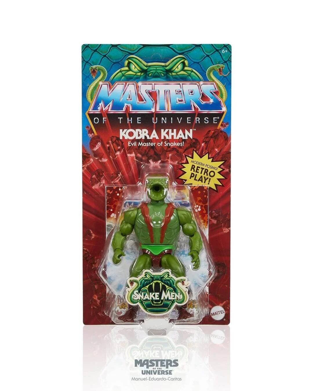 MOTU Origins Kobra Khan card back front