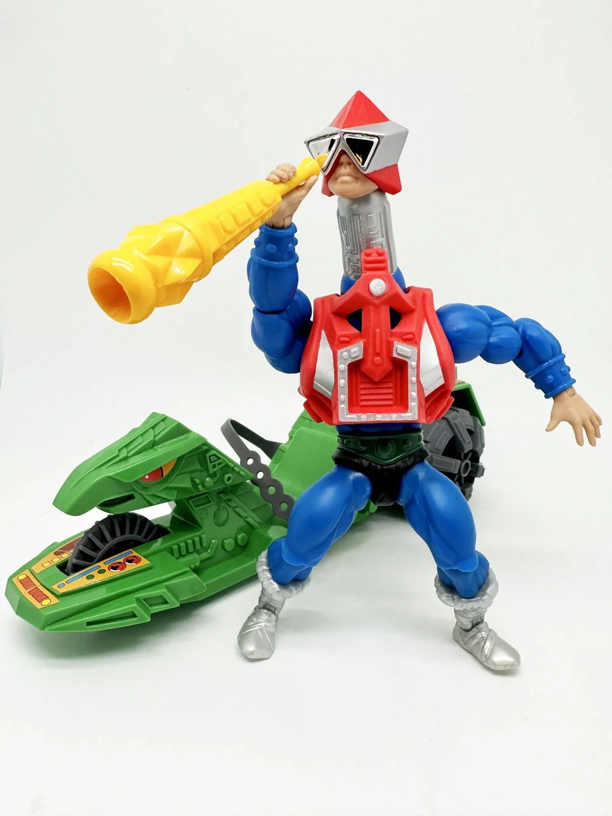 MOTU Origins Mekaneck Ground Ripper action pose 19a