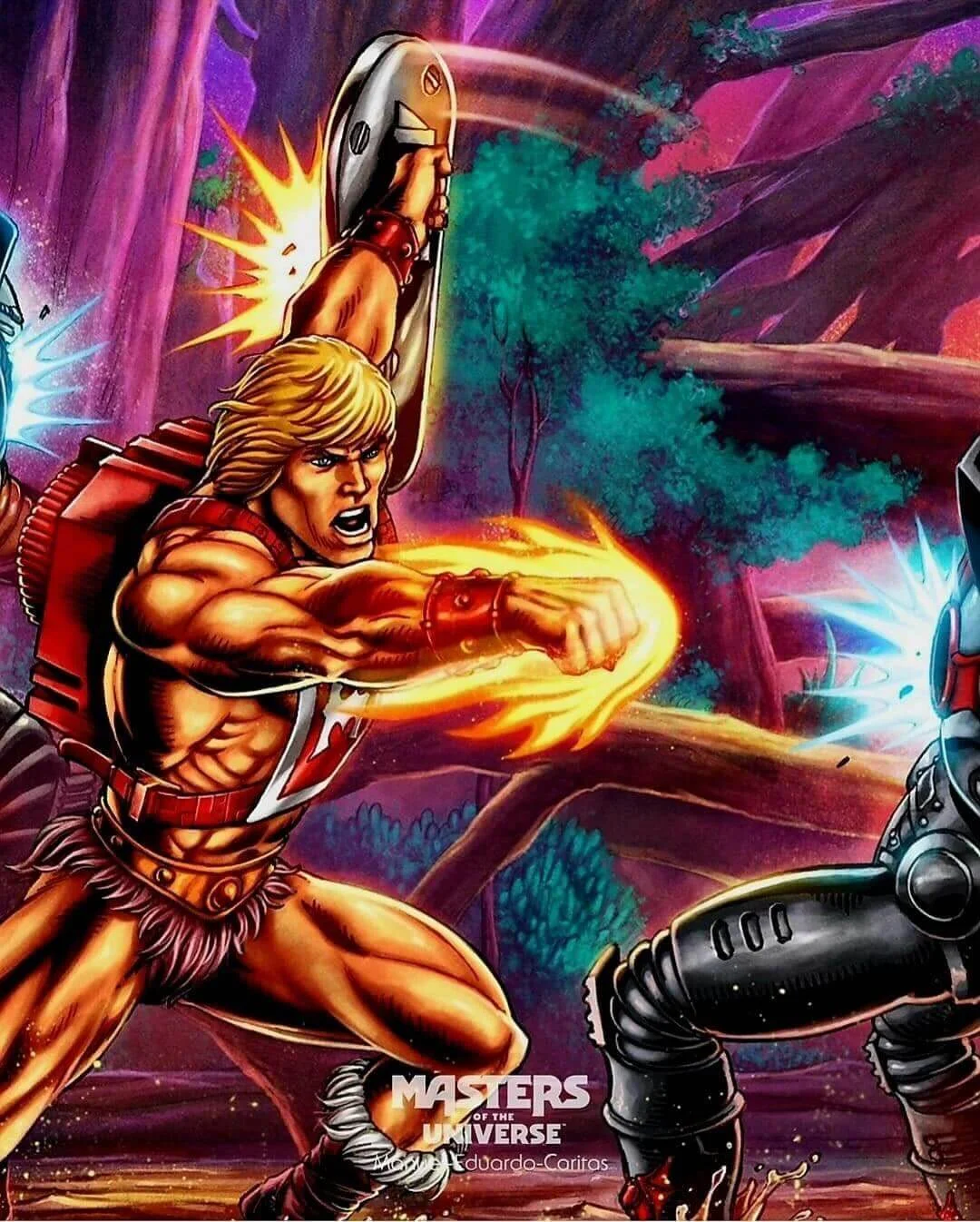 MOTU Origins Thunder Punch He-Man Package rear artwork 2