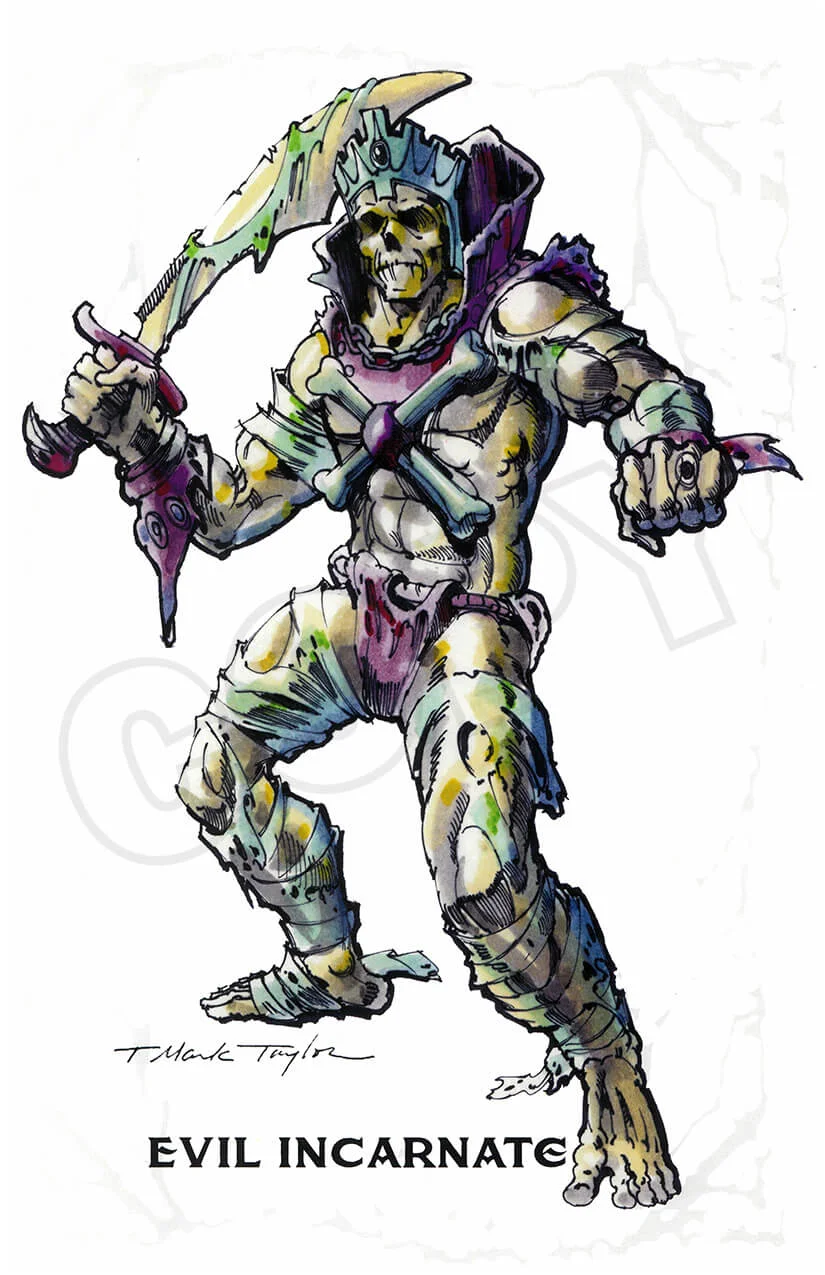 MOTU Vintage Mark Taylor Skeletor Man image