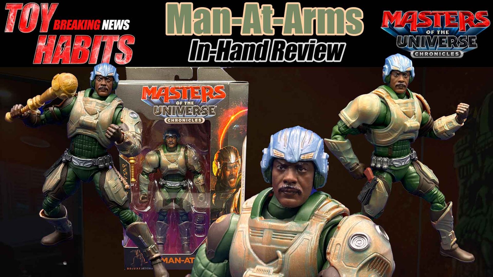 Man-At-Arms MOTU Chronicles In-Hand Review