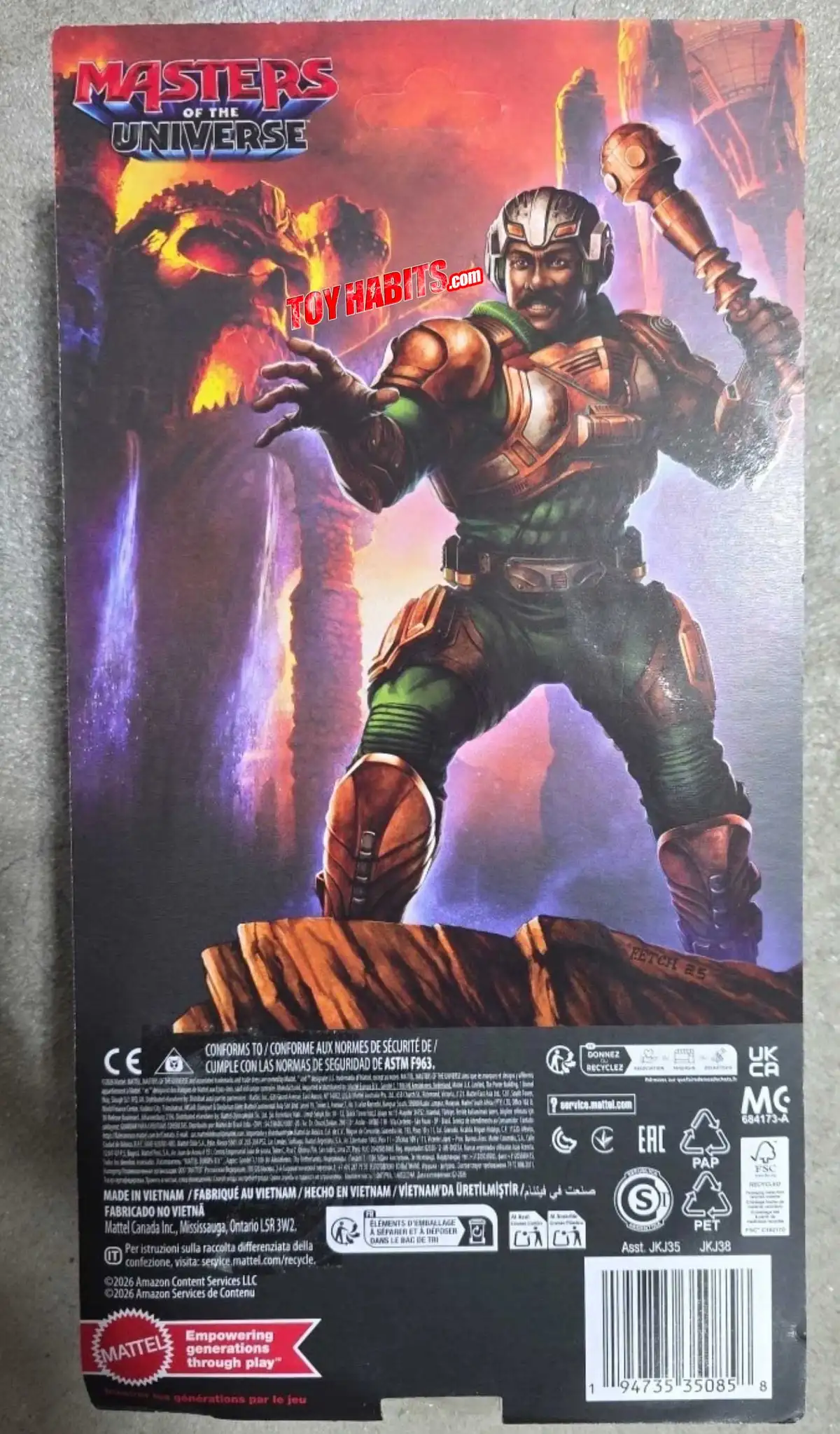 Man At Arms MOTU Origins Movie Card Back