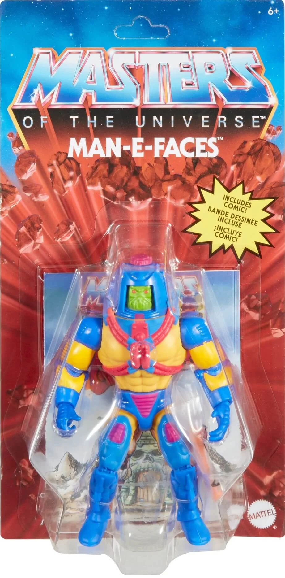 Man E Faces Masters of the Universe Origins Wave 2