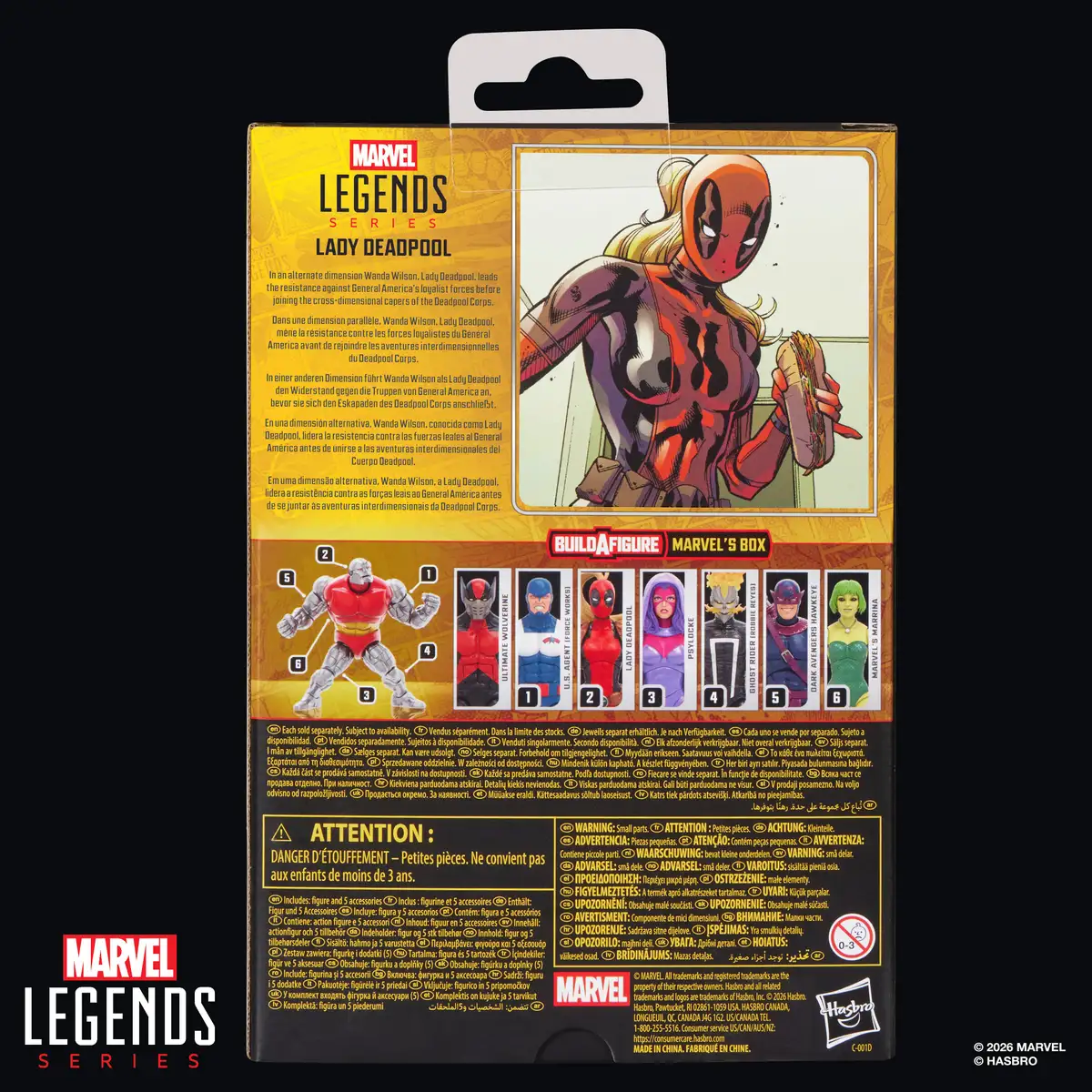 Marvel Legends Lady Deadpool Action Figure 14