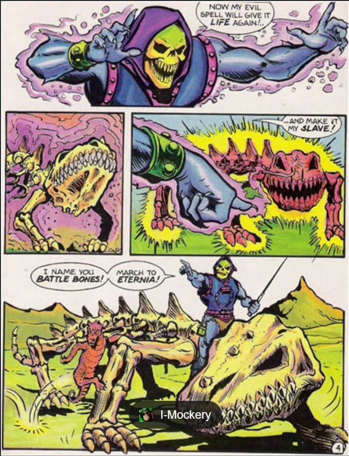 Masters of the Universe Battle Bones mini comic 1