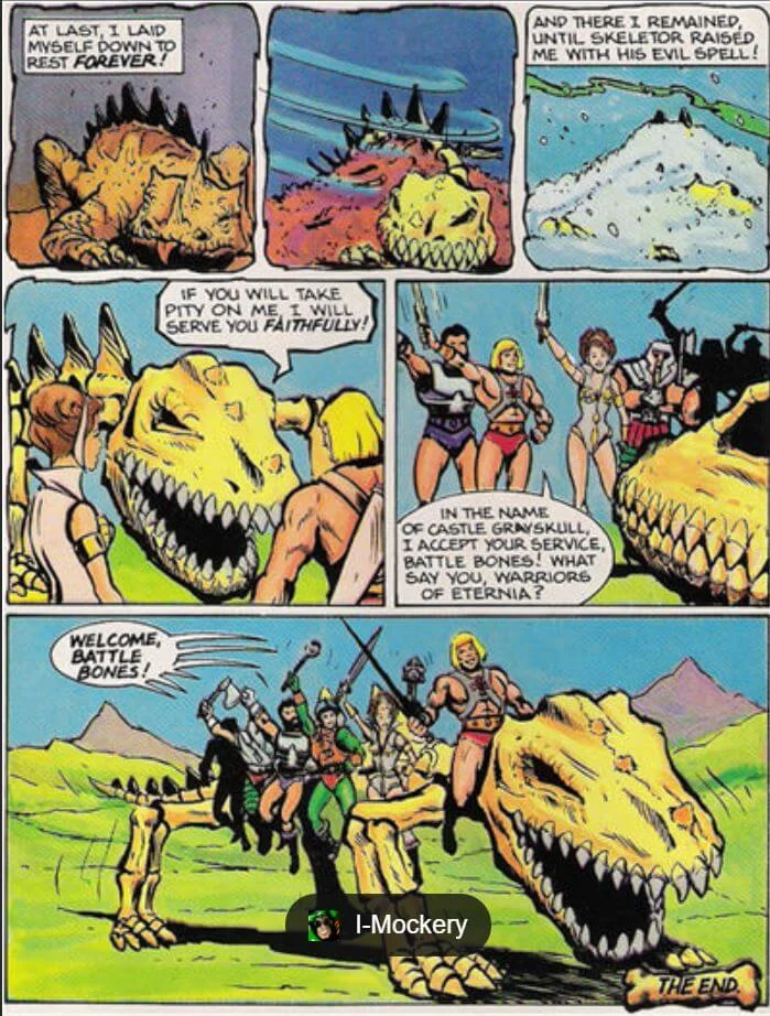 Masters of the Universe Battle Bones mini comic 2