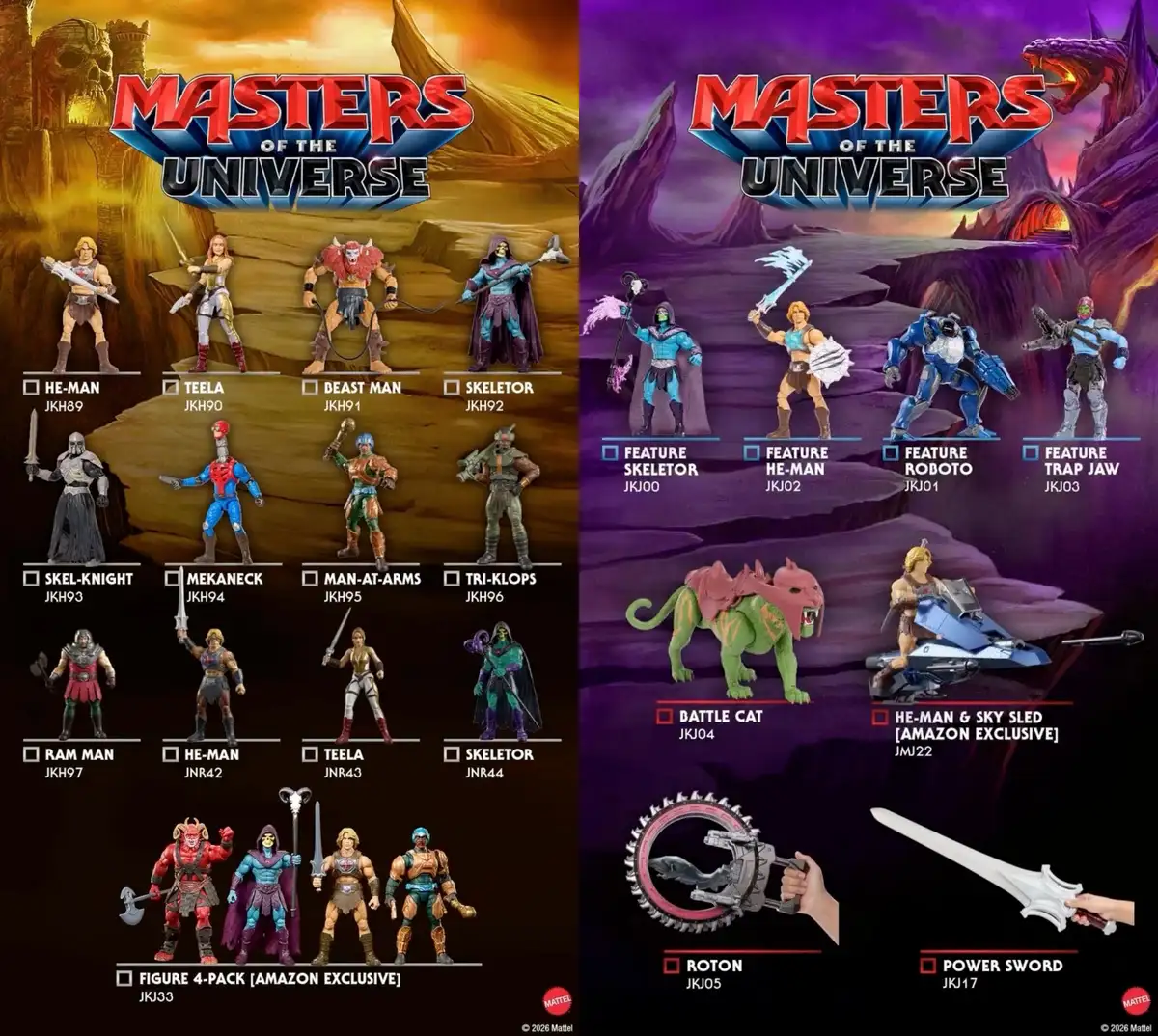 Masters of the Universe Core Figure Assortment