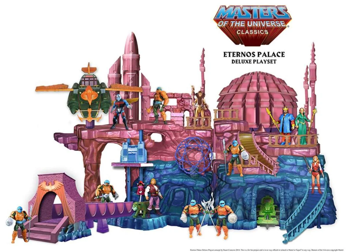 Masters of the Universe Eternian Royal Palace Classics unproduced