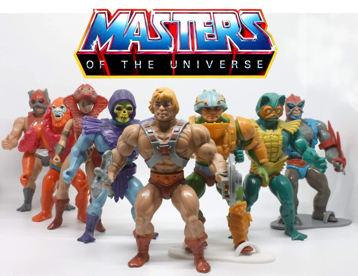 Masters of the Universe First Eight Vintage Figures Loose