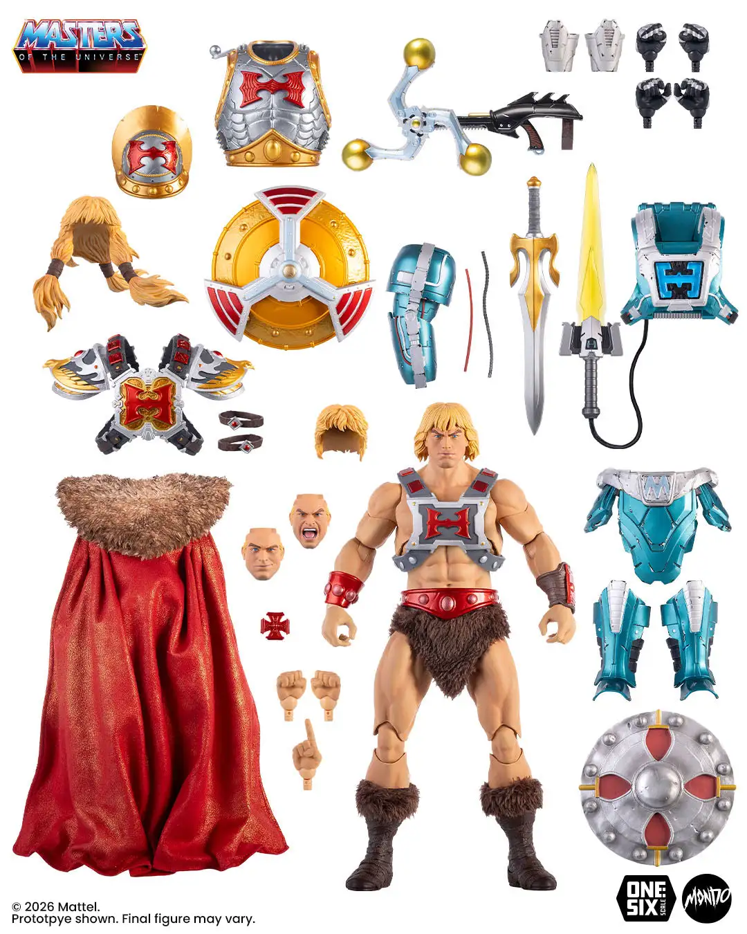 Masters of the Universe   He Man Deluxe 2.0 1 6 Scale Figure   Timed Edition 02