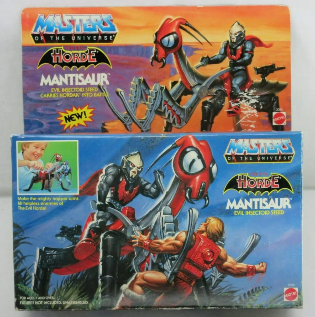 Masters of the Universe Mantisaur Vintage package