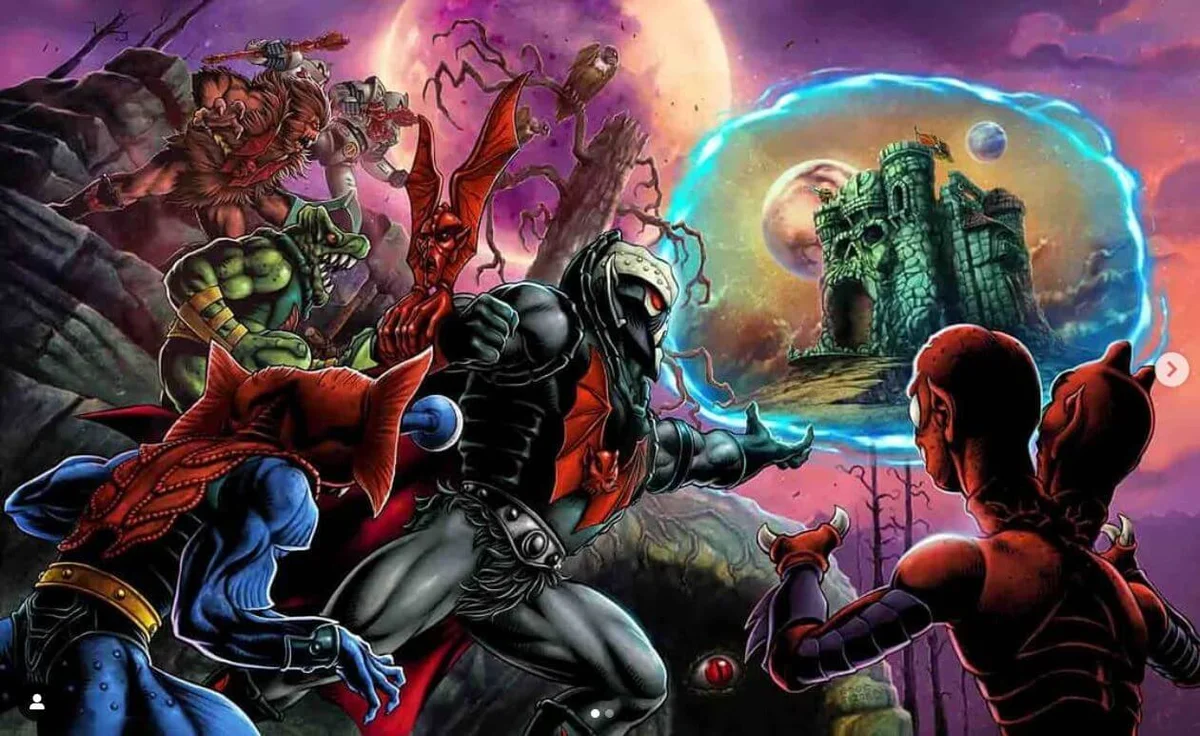 Masters of the Universe Origins Hordak Card back Artwork