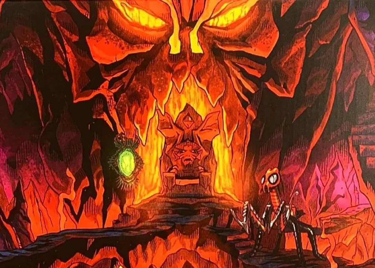 Masters of the Universe Origins Horde 4 Pack Fright Zone interior Artwork