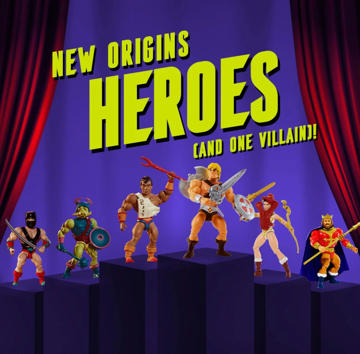 Masters of the Universe Origins New Reveals March 2022