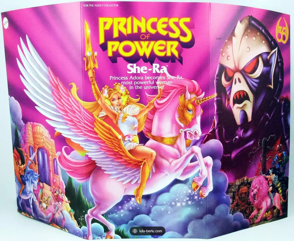 Masters of the Universe Origins Power Con She-ra Front Artwork