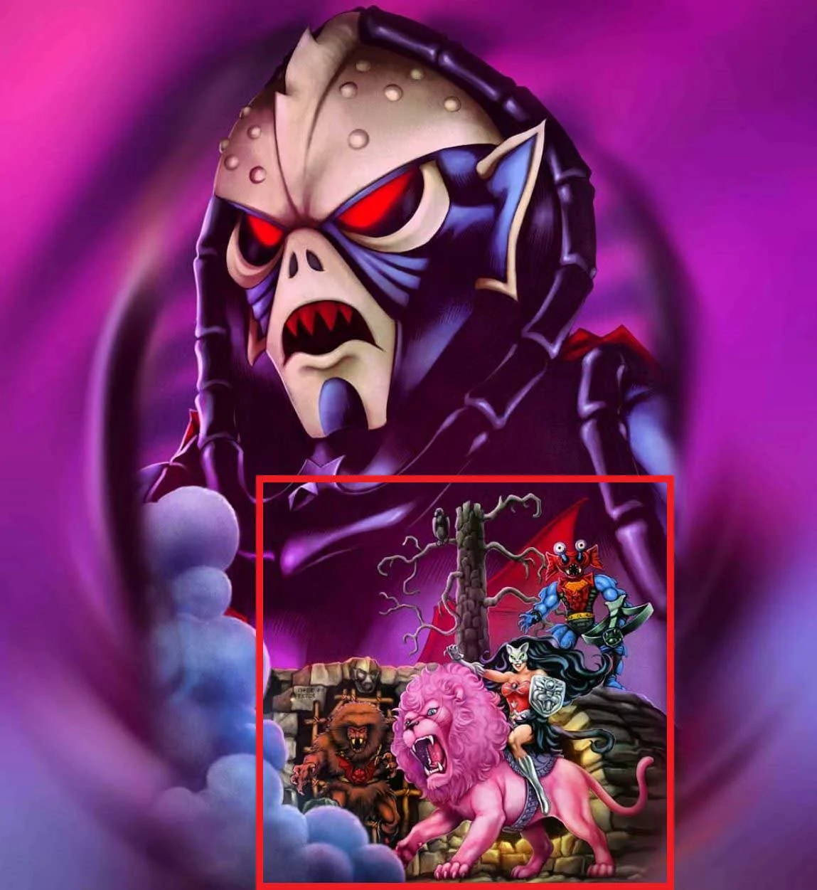 Masters of the Universe Origins Power Con She-ra partial Horde Artwork