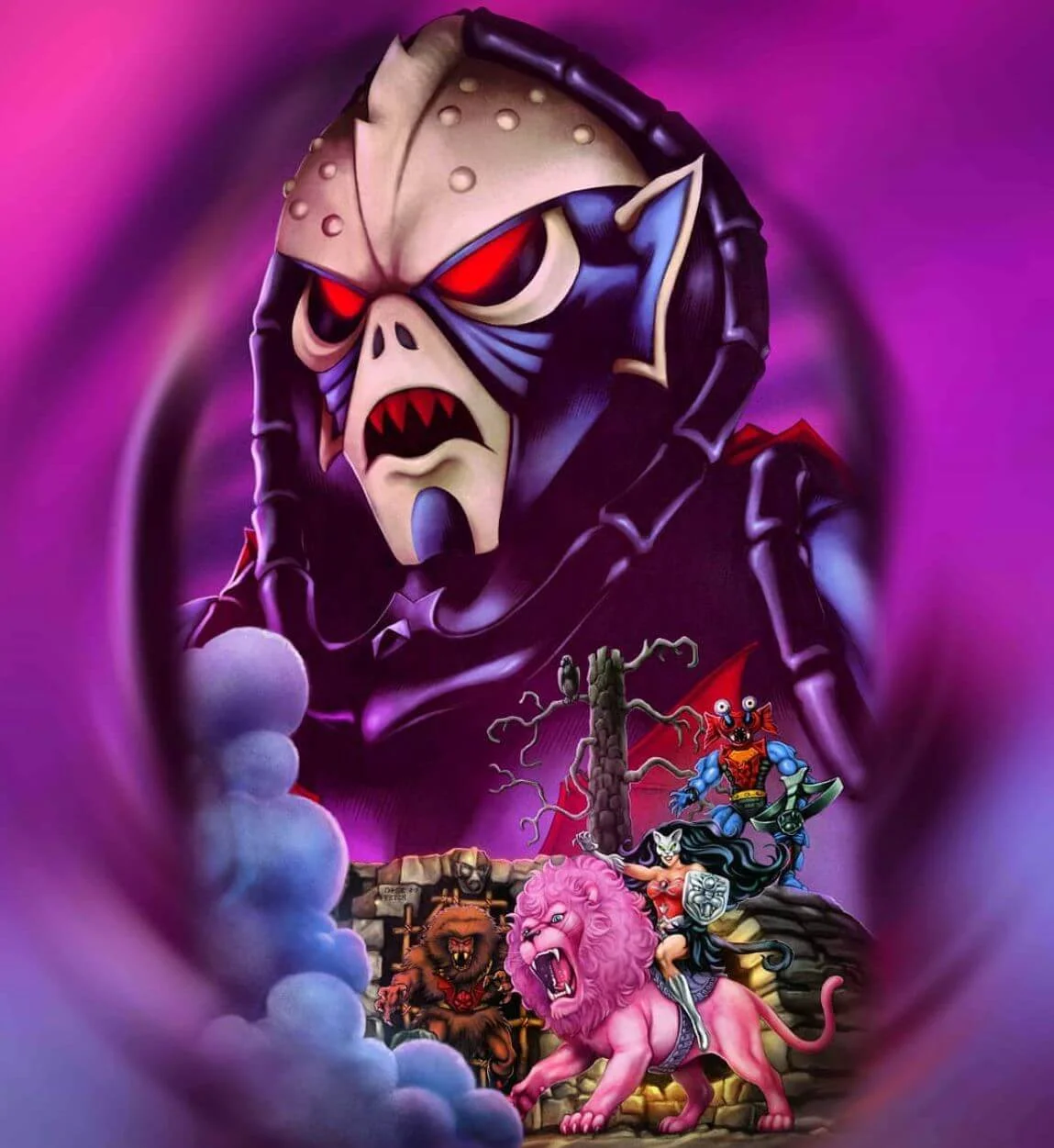 Masters of the Universe Origins Power Con She-ra partial Horde Artwork