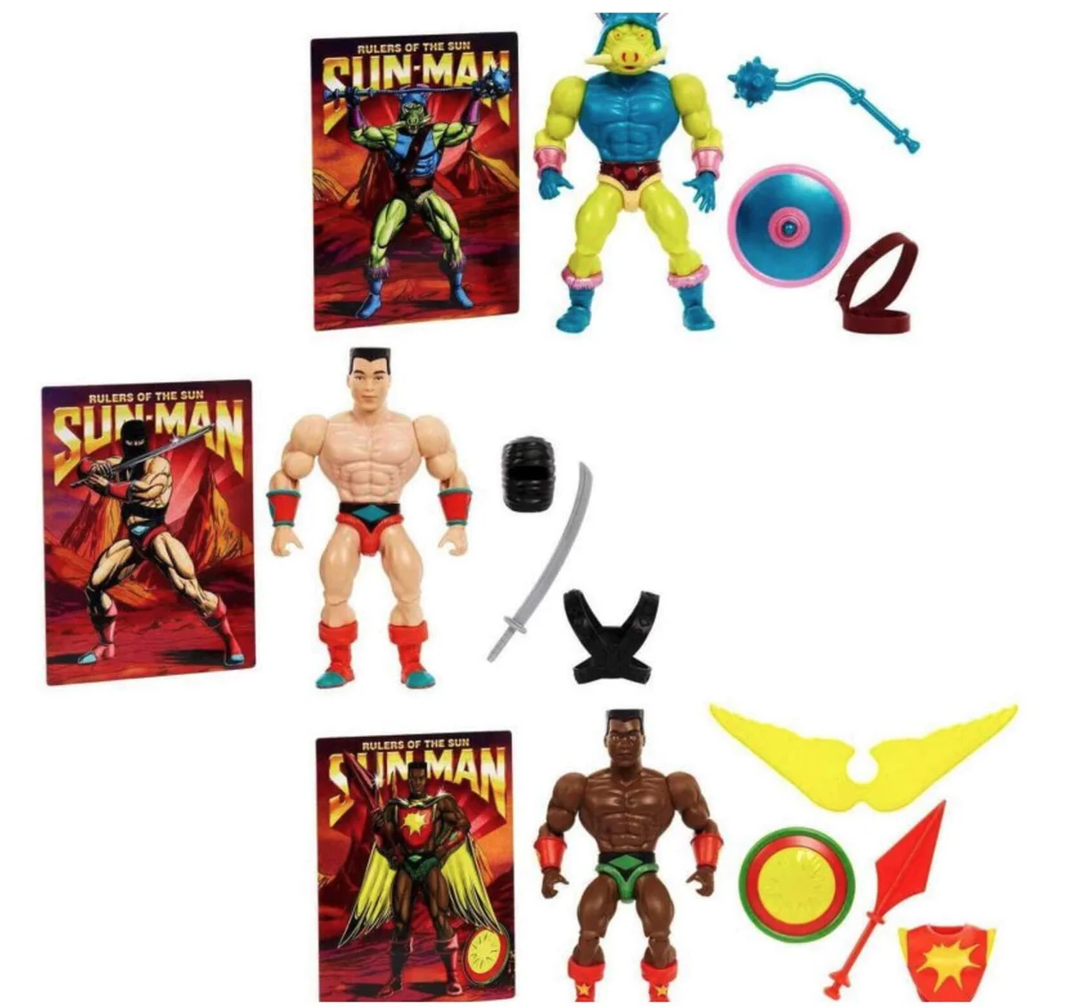 Masters of the Universe Origins Rulers of the Sun 3-Pack 2