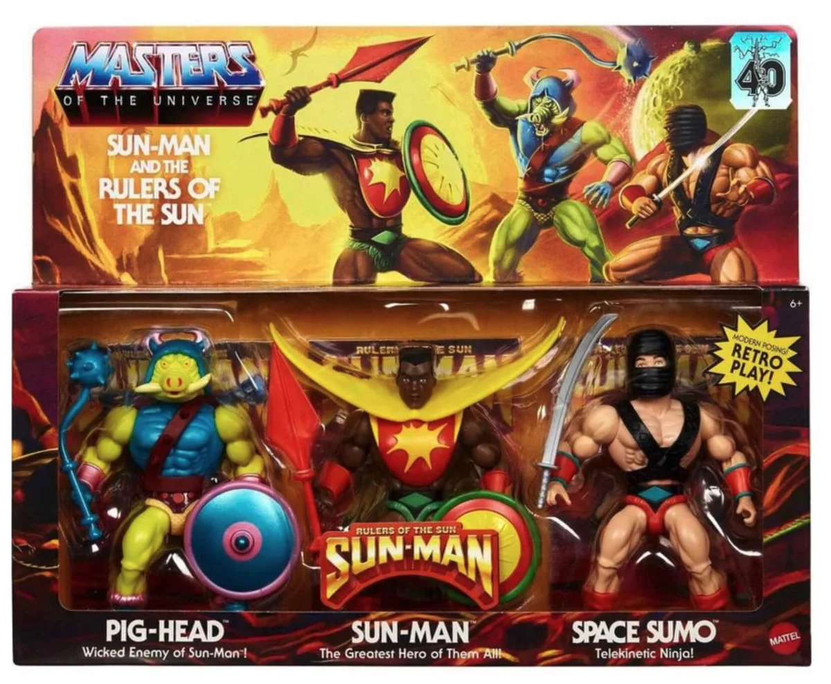Masters of the Universe Origins Rulers of the Sun 3-Pack Box Front
