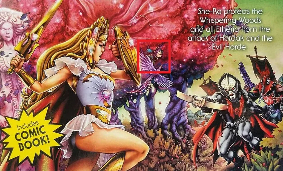 Masters of the Universe Origins She-Ra Card back Artwork