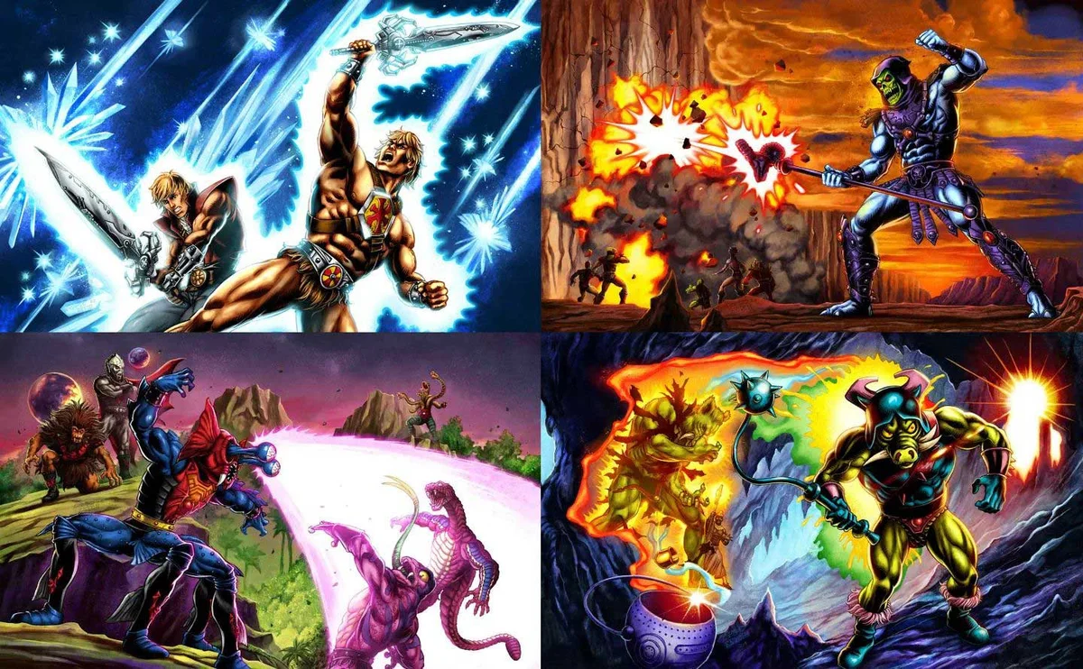 Masters of the Universe Origins Wave 9 Card Art