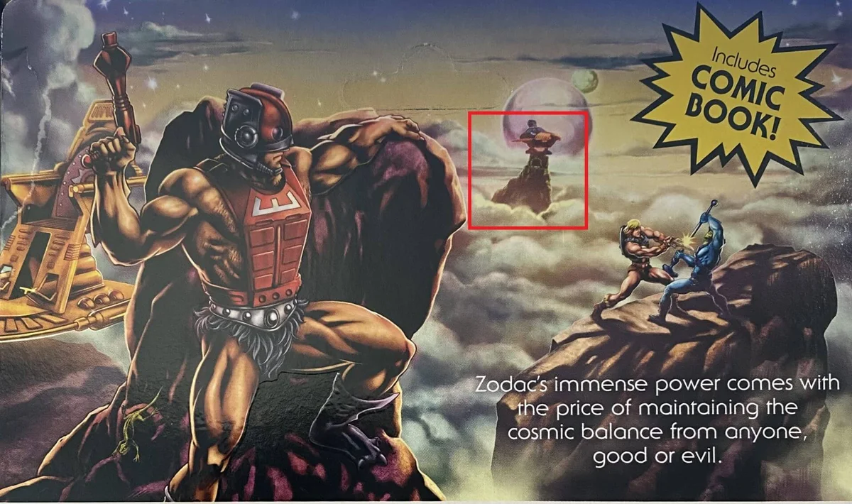 Masters of the Universe Origins Zodak Cardback