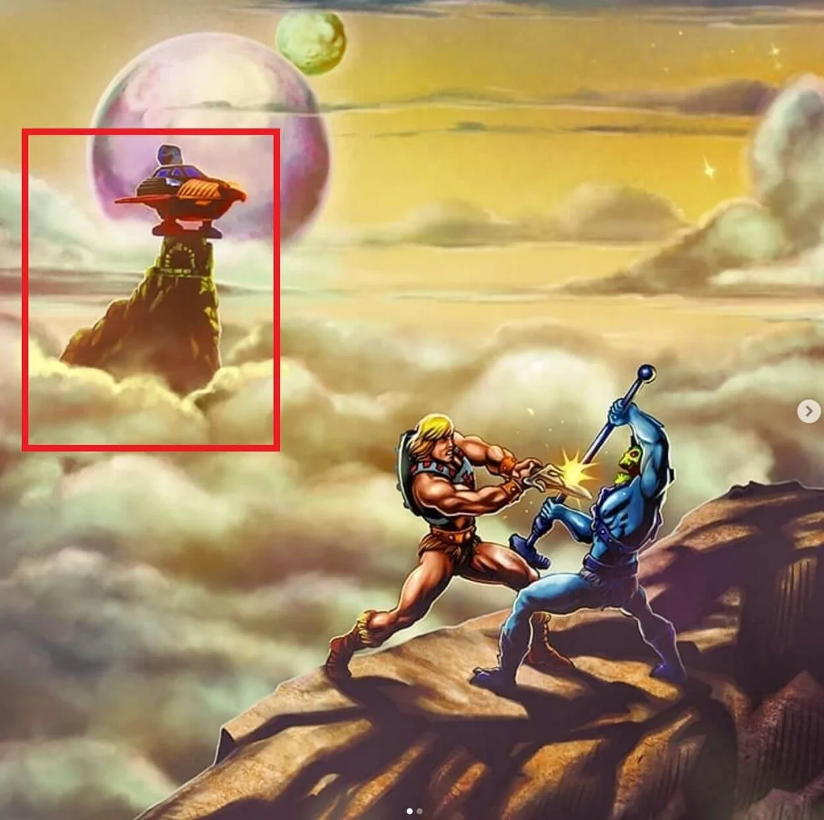 Masters of the Universe Origins Zodak partial Cardback- point dread Artwork