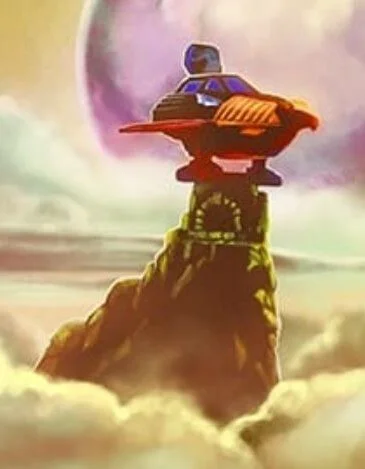 Masters of the Universe Origins Zodak partial Cardback- point dread Artwork talon fighter