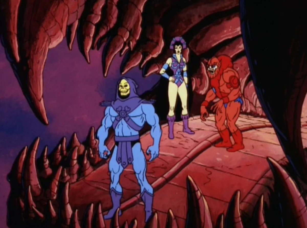 Masters of the Universe Snake Mountain FIlmation Snake Mouth