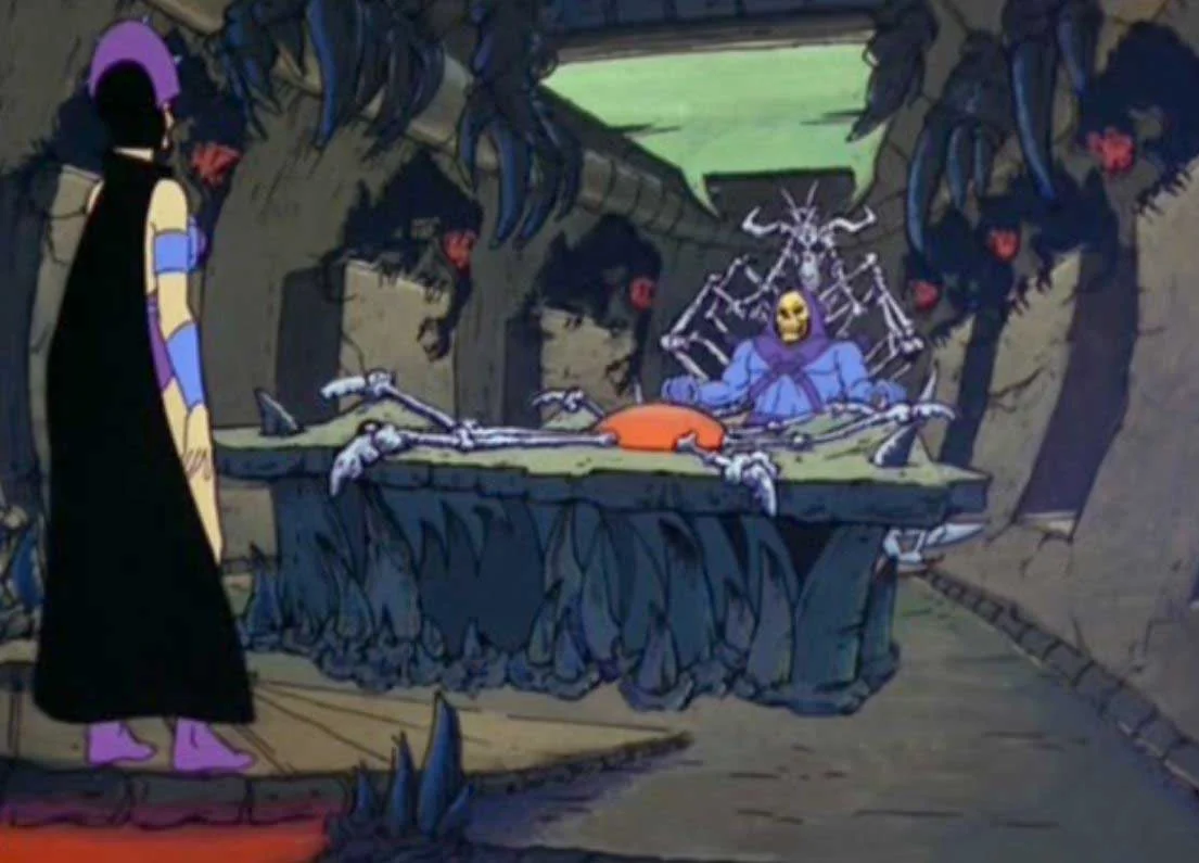 Masters of the Universe Snake Mountain FIlmation throne room