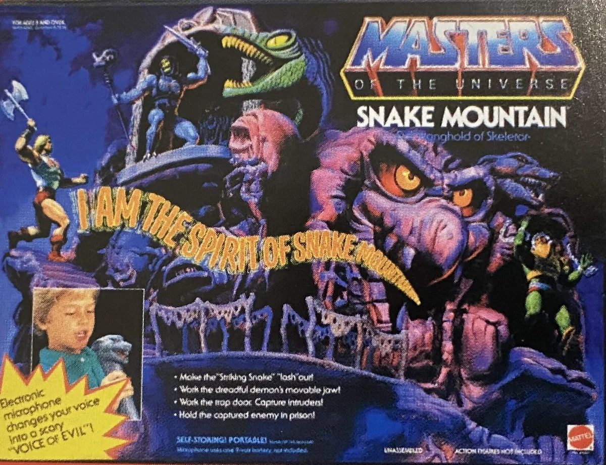 Masters of the Universe Snake Mountain Vintage Box front