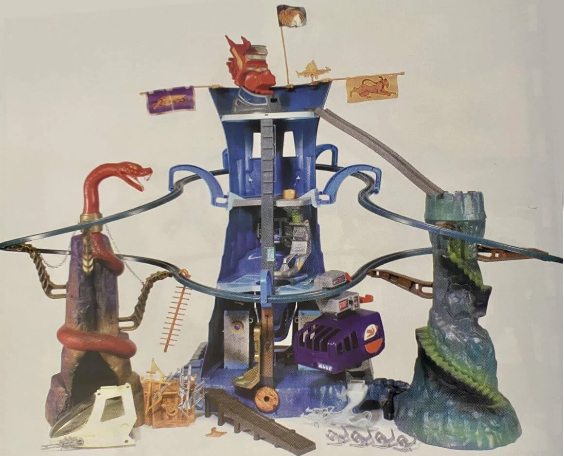 Masters of the Universe Vinatge Eternia Playset interior
