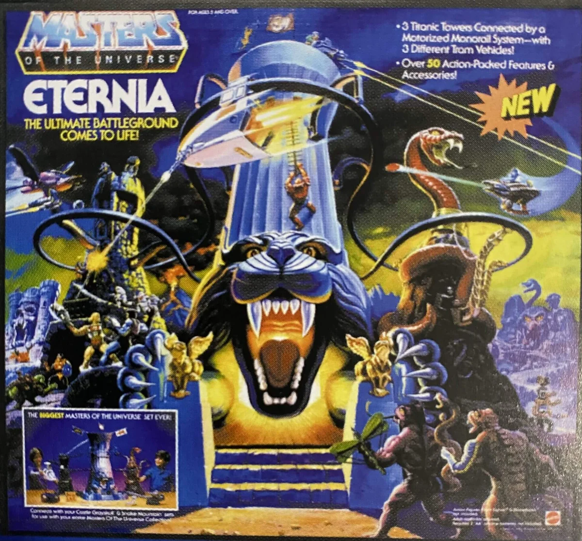 Masters of the Universe Vintage Eternia Playset box front
