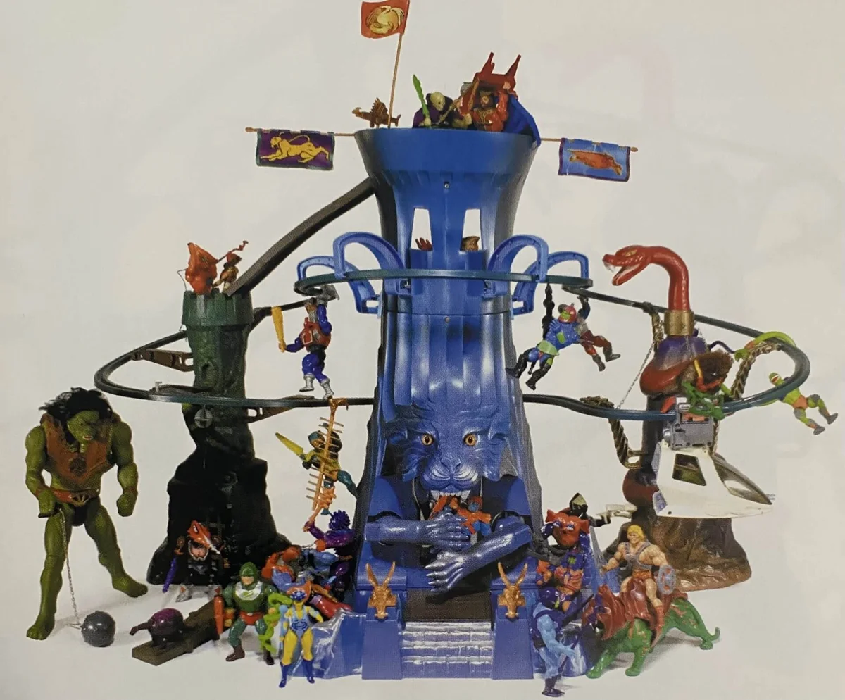 Masters of the Universe Vintage Eternia Playset figures