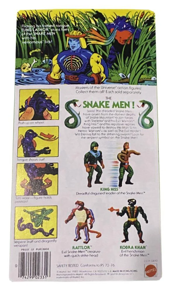 Masters of the Universe Vintage Tung Lashor rear MOC