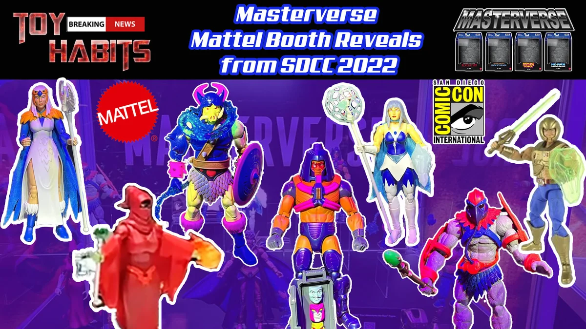 Masterverse Masters of the Universe SDCC 2022 Mattel Booth Reveals