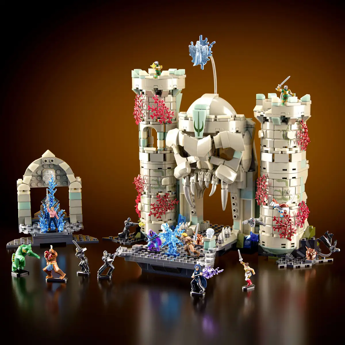 Mattel Brick Shop Masters of the Universe Battle of Castle Grayskull Building Set 06