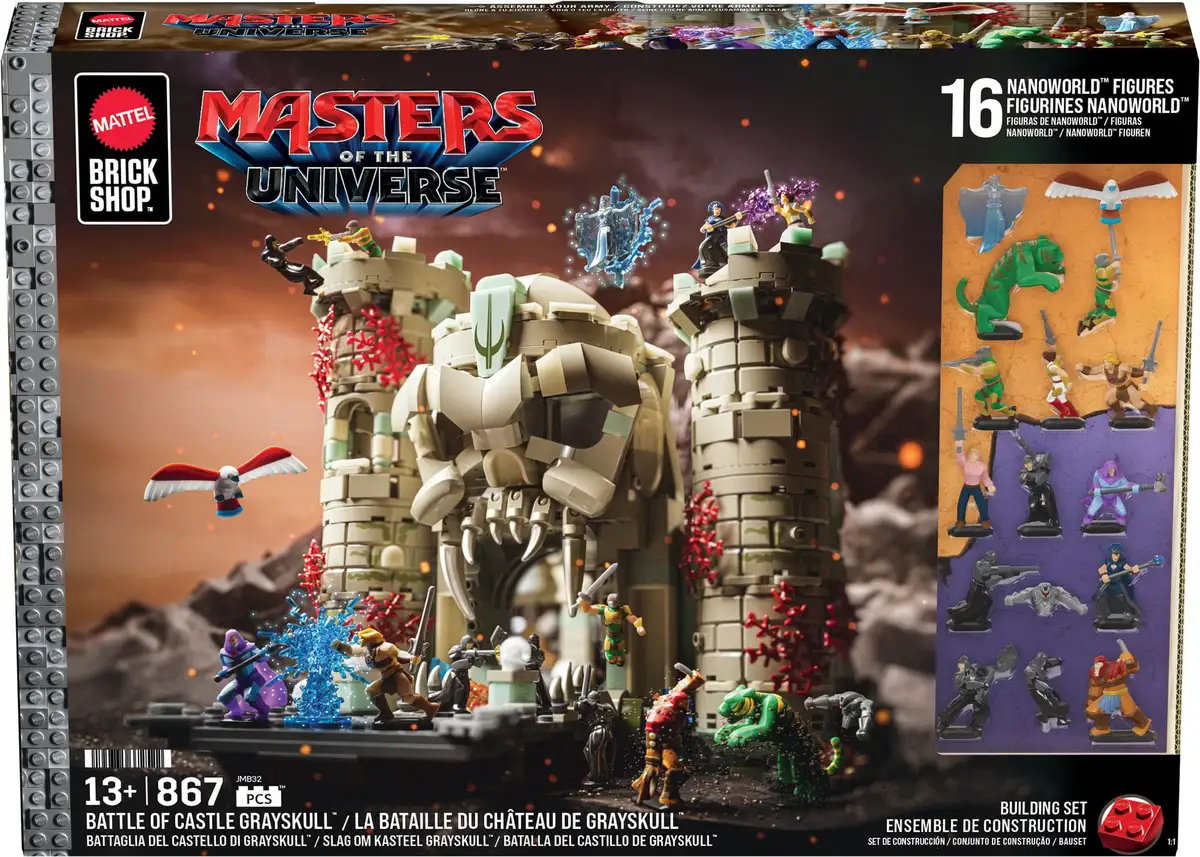 Mattel Brick Shop Masters of the Universe Battle of Castle Grayskull Building Set 07