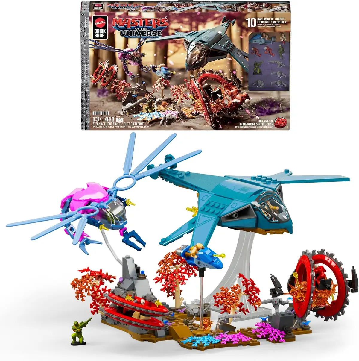 Mattel Brick Shop Masters of the Universe Building Set, Eternia Flight Fight 1