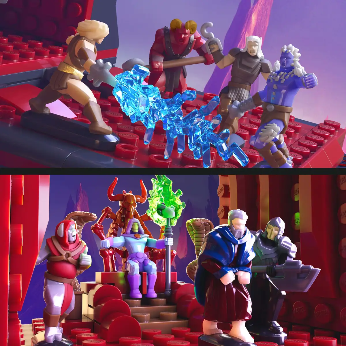 Mattel Brick Shop Masters of the Universe Clash at Snake Mountain Building Set 05