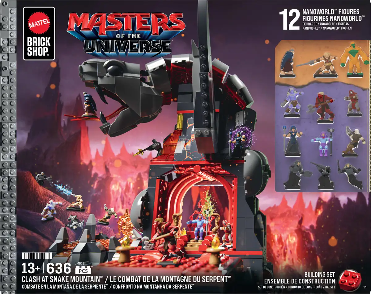 Mattel Brick Shop Masters of the Universe Clash at Snake Mountain Building Set 07