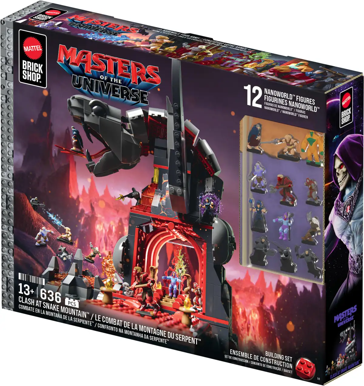 Mattel Brick Shop Masters of the Universe Clash at Snake Mountain Building Set 09