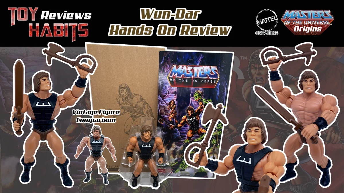 Mattel Creations MOTU Origins Wun-Dar Hands On Review