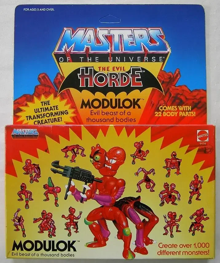 Modulok Vintage Masters of the Universe Box