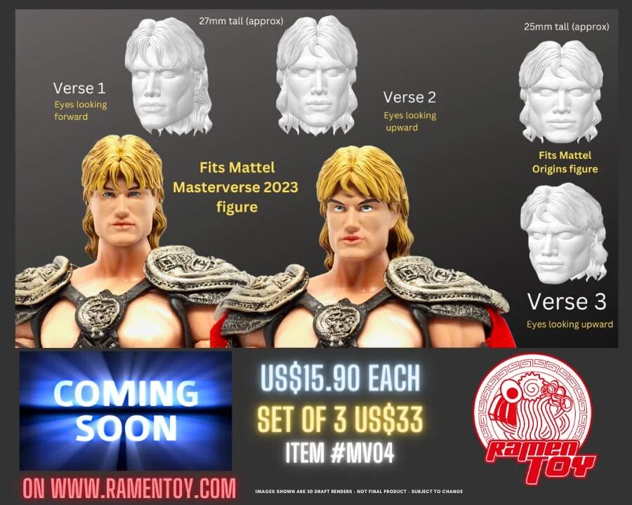 Movie He-Man Dolph Lungren Masters of the Heads Coming Soon