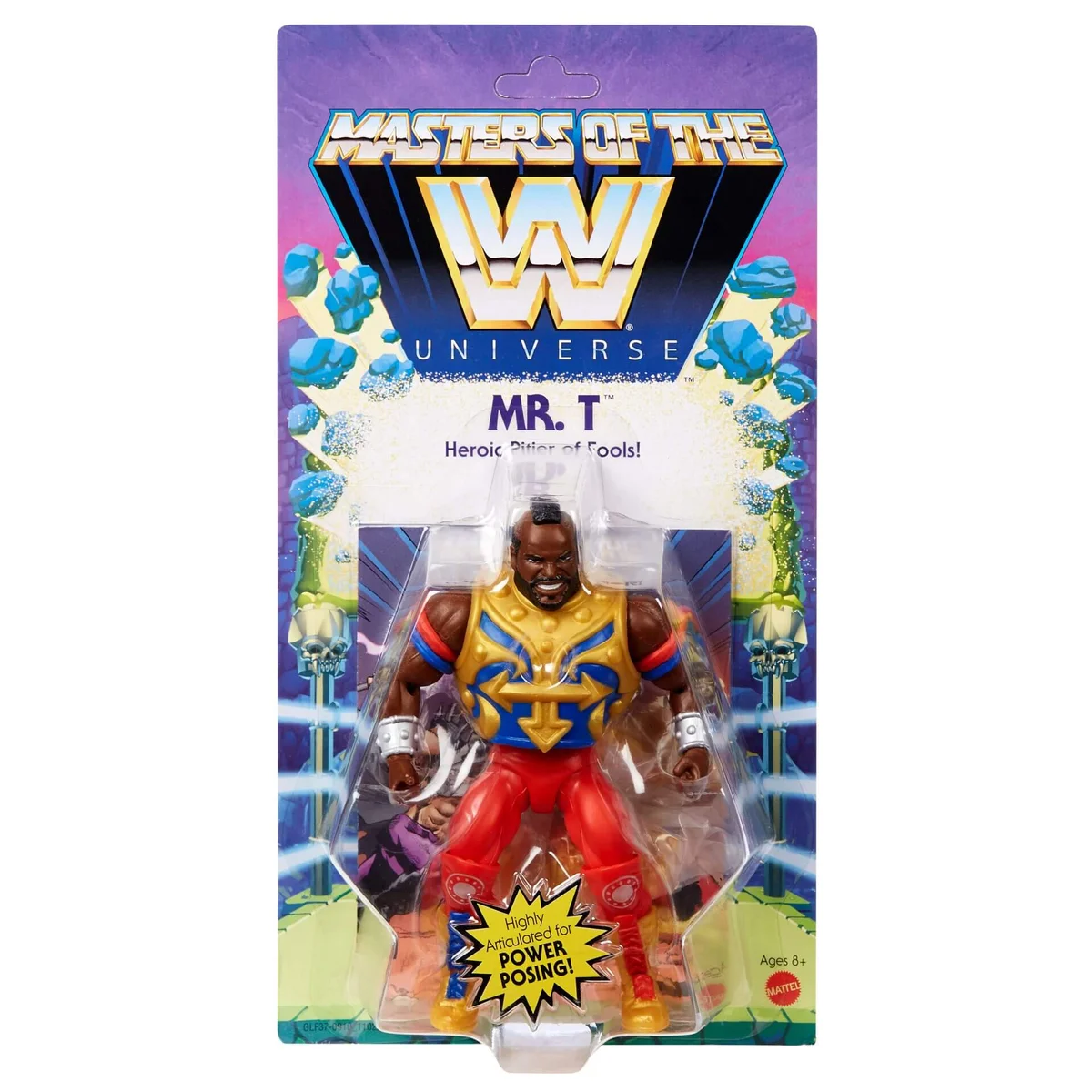 Mr. T Masters of the WWE Universe Figure on Card