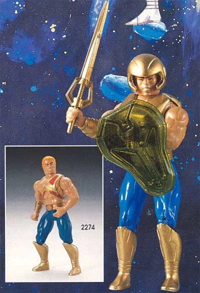 New Adventures He-Man Figure and Art